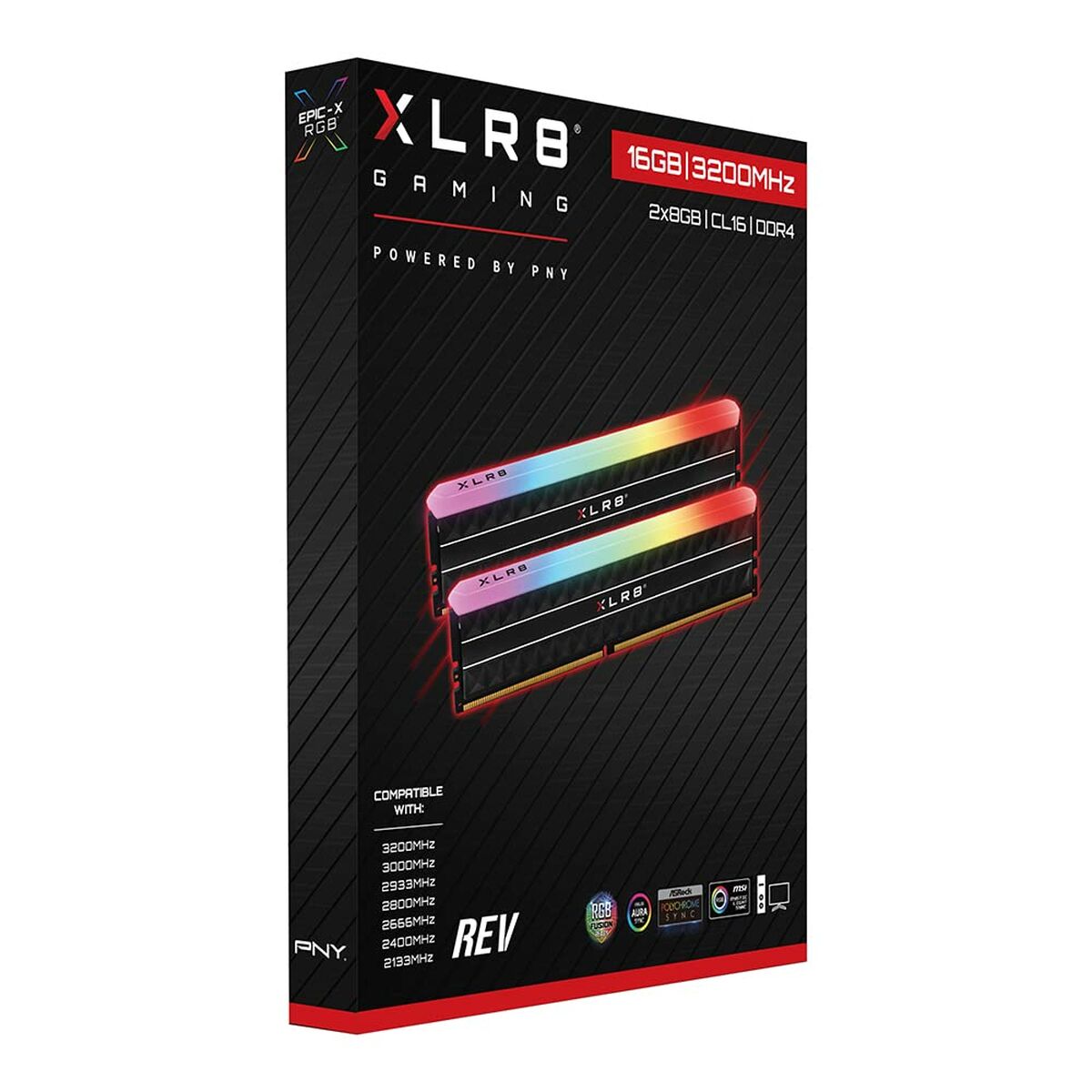 RAM Memory PNY XLR8 Gaming CL16 3200 MHz