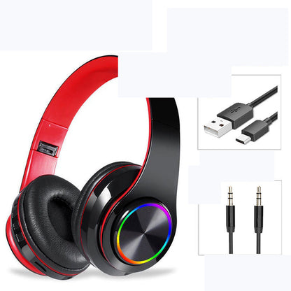 LED Wireless Bluetooth Headphones Gaming Headsets