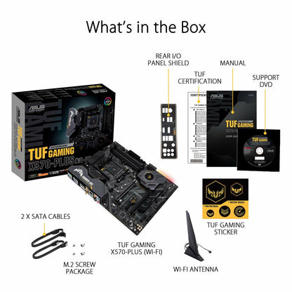 Motherboard Asus TUF GAMING X570-PLUS ATX AMD AM4 AMD X570 AMD