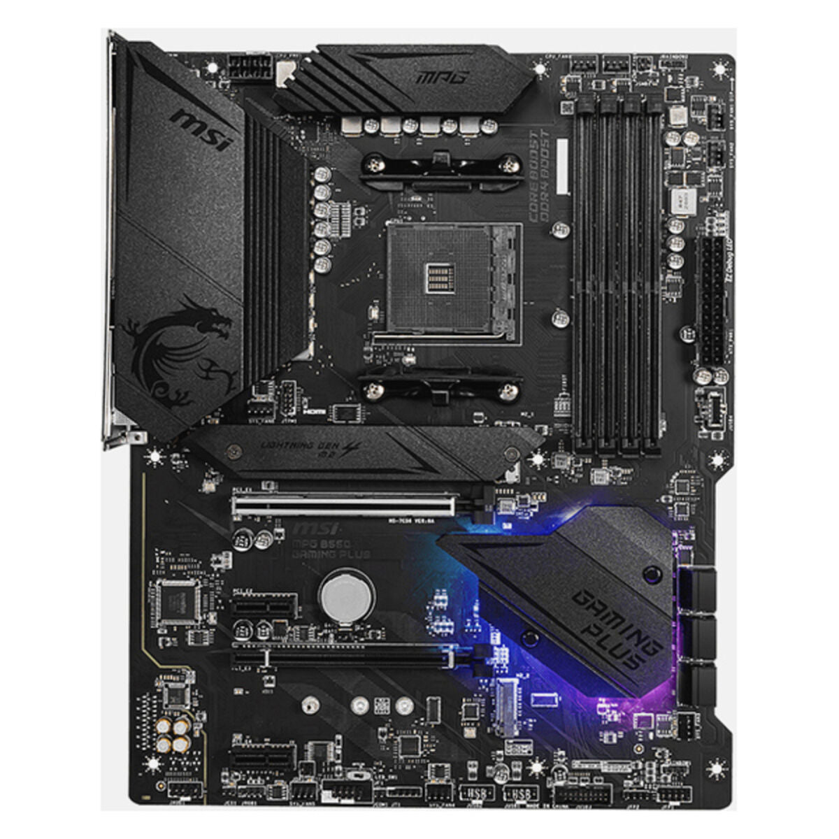 Motherboard MSI MPG B550 GAMING PLUS ATX DDR4 AM4 AMD B550