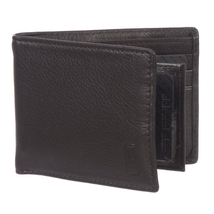 Men's Leather Slim Fold Wallet