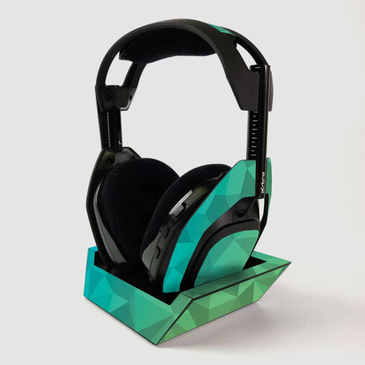 MightySkins ASTA50PLBS-Blue Green Polygon Skin for ASTRO Gaming A50 Wi